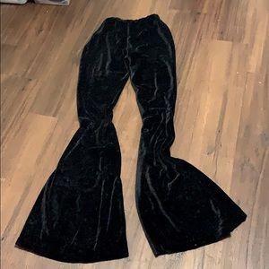 Rat & Boa Velvet Bellbottom Pants